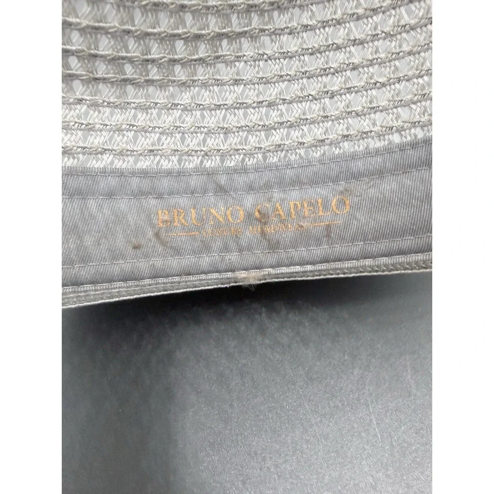 Bruno Capelo Men's Fedora Size Large Antonio Collection Straw Hat